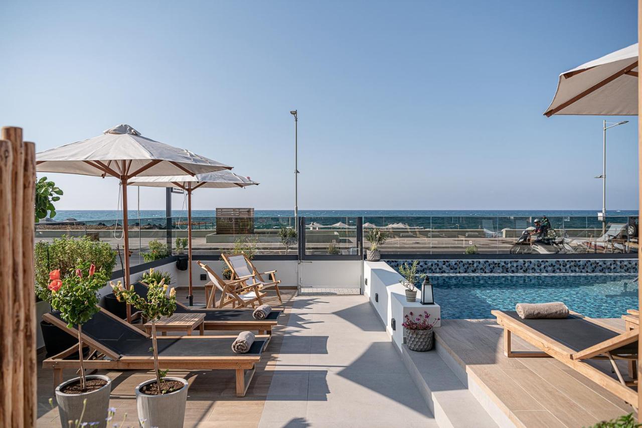 Calla Luxury Seafront Suites Rethymno Exterior foto