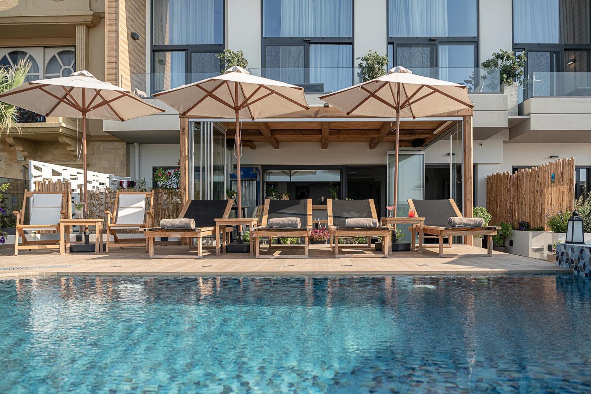 Calla Luxury Seafront Suites Rethymno Exterior foto